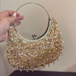 Gold Sequin Women's Bag